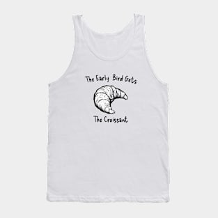 Croissant Early Bird Butter Art Kawaii Yummy Tank Top